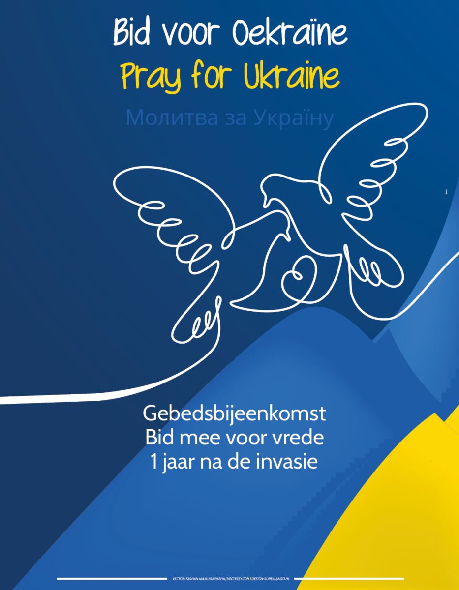 Gebedsbijeenkomst voor Oekraïne