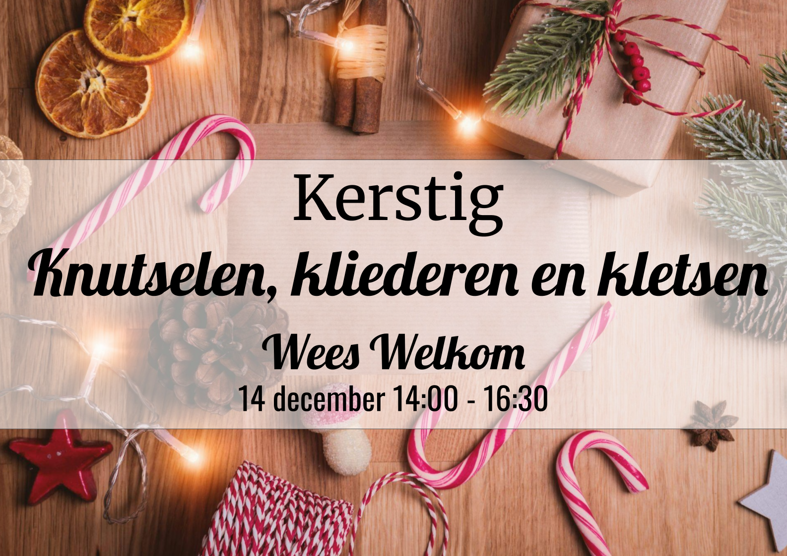 Wees welkom! – Gezellige kerstmiddag in de kerk van Delfgauw